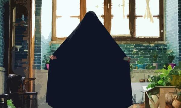 عکس پروفایل دختر چادری از پشت
