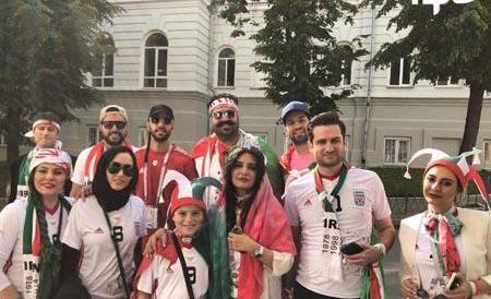 عکس بهنام بانی و لیندا کیانی در روسیه
