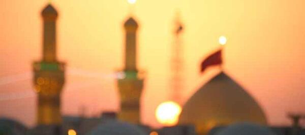 عکس غروب حرم امام حسین