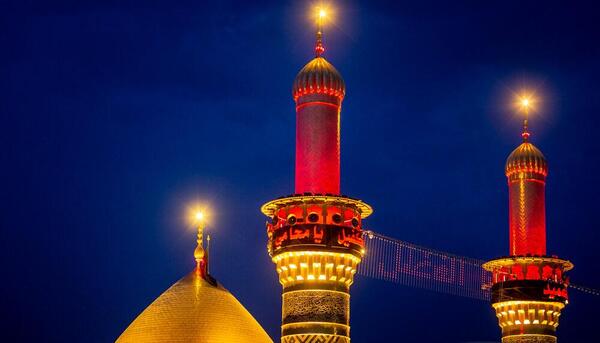 عکس غروب حرم امام حسین