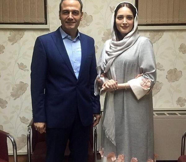 عکس بهنوش طباطبایی با خانواده