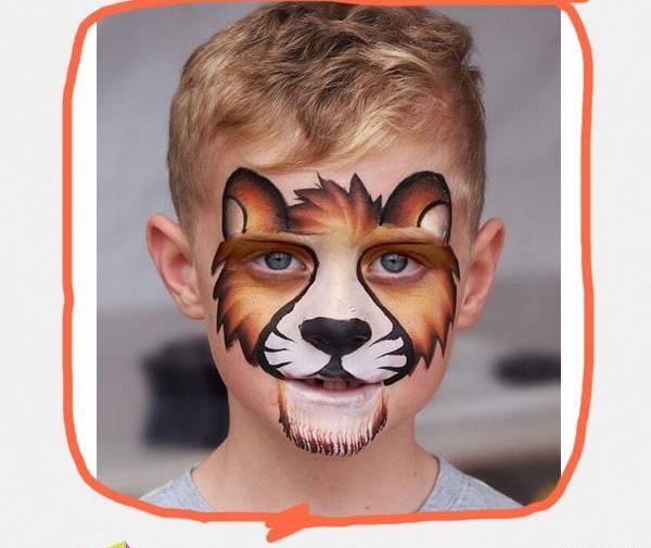 عکس نقاشی صورت حیوانات روی کاغذ