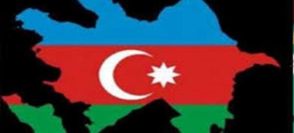 عکس پرچم جمهوری آذربایجان