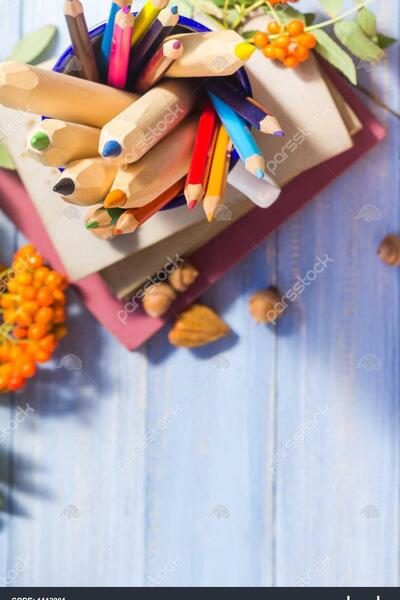 عکس پاییز مدرسه