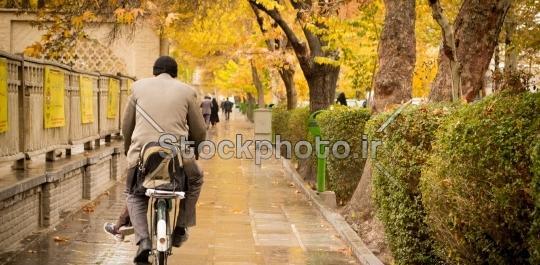عکس پاییز مدرسه