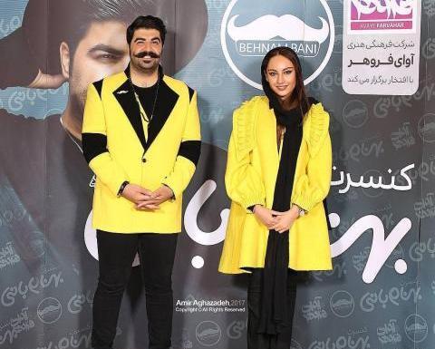 عکس لیندا کیانی با بهنام بانی