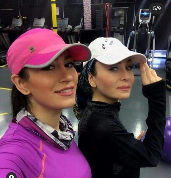عکس حدیث فولادوند و مادرش