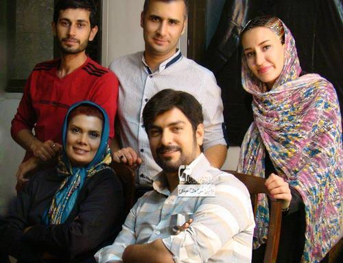 عکس پوریا پورسرخ در پشت صحنه سریال کیمیا