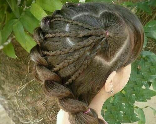 عکس مدل های بافت مو دخترانه
