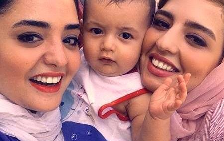 عکس همسر و فرزندان اکرم محمدی