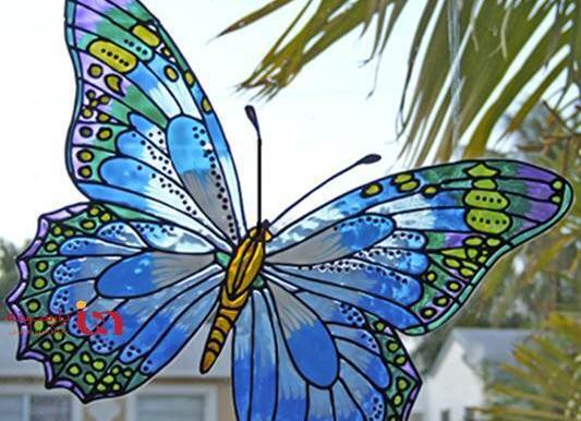 عکس نقاشی روی شیشه