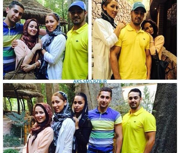 عکس الناز حبیبی با طرفدارانش