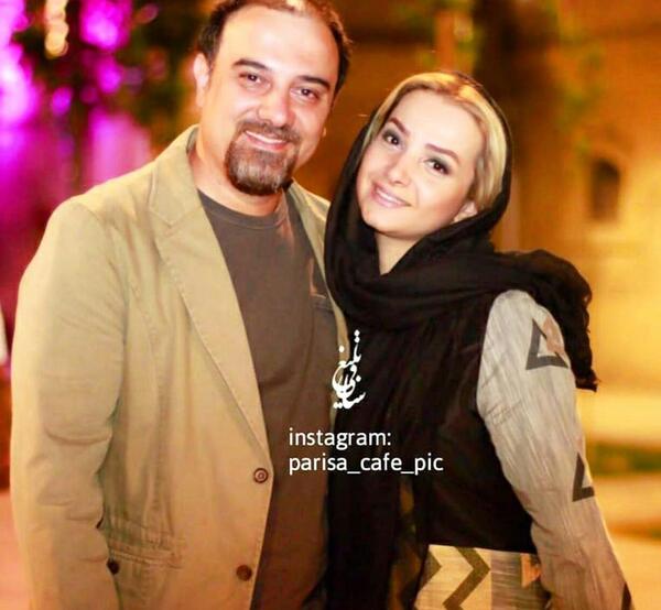 عکس برزو ارجمند و همسر