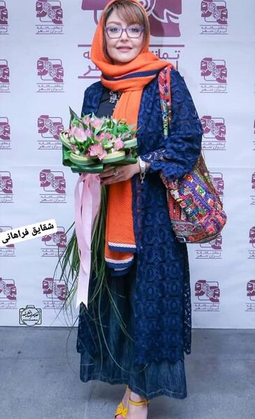 عکس شقایق فراهانی در کربلا