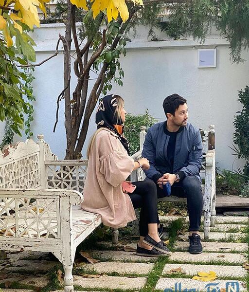 عکس رونمایی شاهرخ استخری از همسرش
