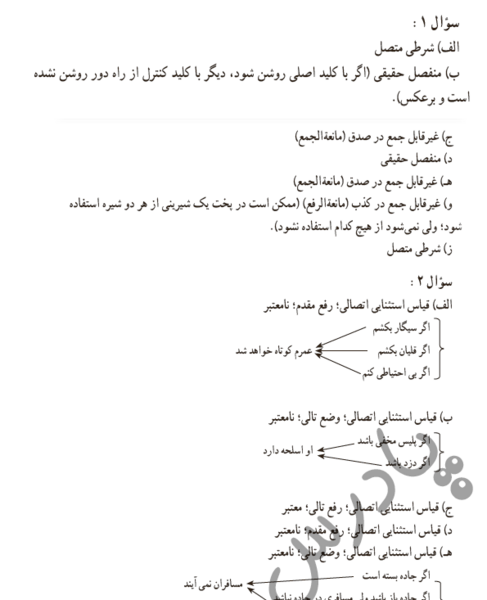 عکس کتاب منطق دهم انسانی