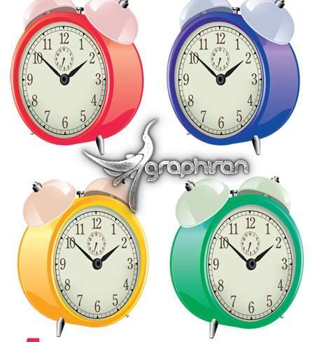عکس دانلود وکتور ساعت