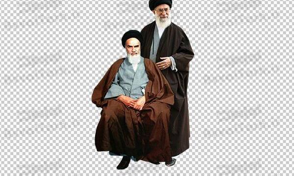 عکس لایه باز امام خمینی