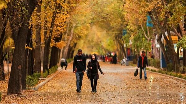 عکس پاییز اصفهان