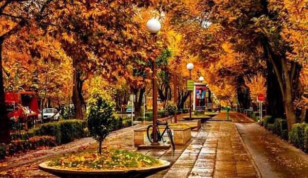 عکس پاییز اصفهان