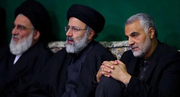 عکس استقبال امام حسین از سردار سلیمانی