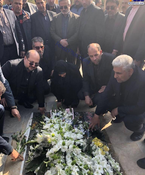 عکس تاج گل سر مزار