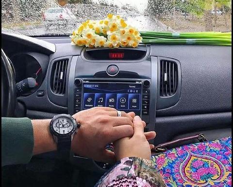 عکس دست دونفره عاشقانه تو ماشین