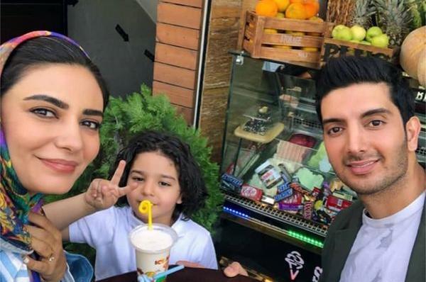 عکس بچه ی فرزاد فرزین