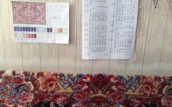 عکس فرش زرنیم