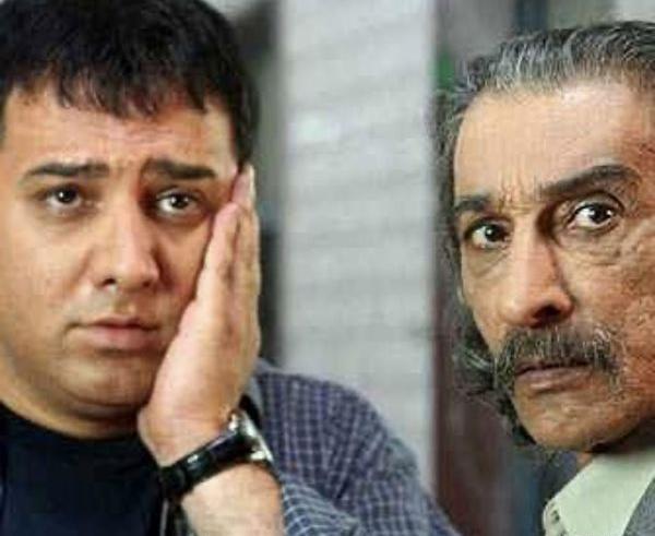 عکس برزو ارجمند با پدرش