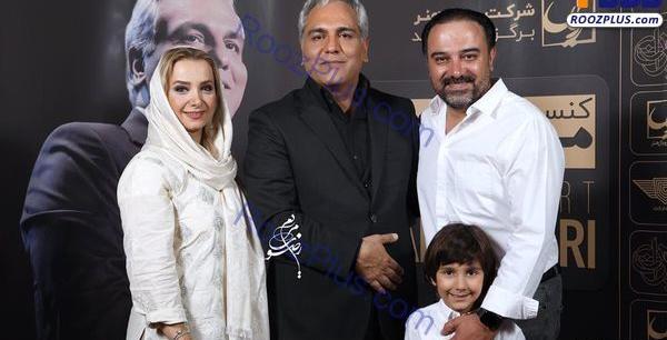 عکس برزو ارجمند با پدرش