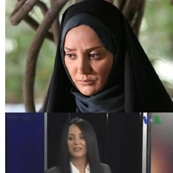 عکس مینا لاکانی در خارج از کشور