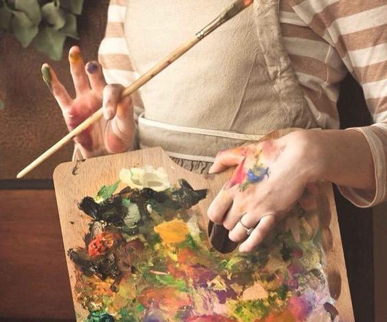 ایده عکس گرفتن از نقاشی