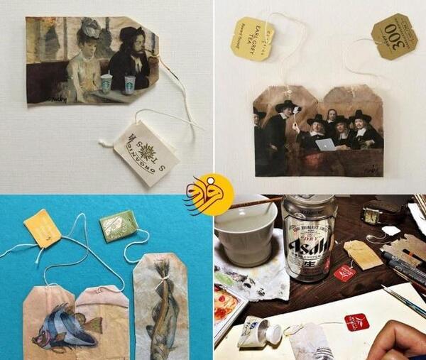 ایده عکس گرفتن از نقاشی