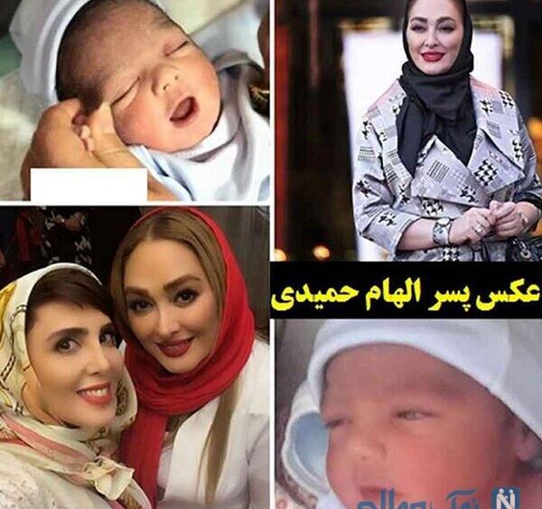 عکس دوست پسر الهام حمیدی