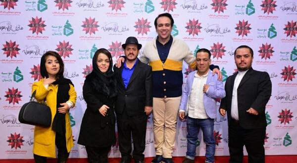 عکس امیر حسین رستمی در خاله سوسکه