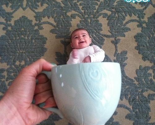 ایده عکس گرفتن از نوزاد در خانه