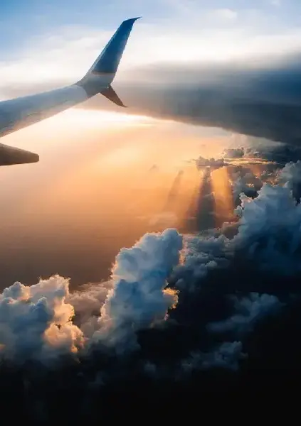 عکس هواپیما درحال پرواز