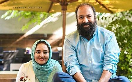 عکس علی اوجی با همسرش