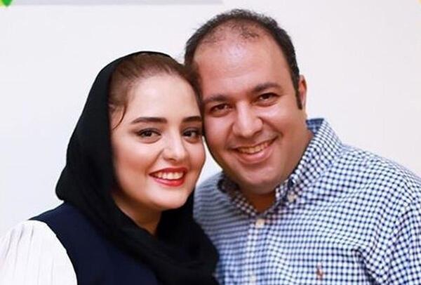 عکس علی اوجی با همسرش