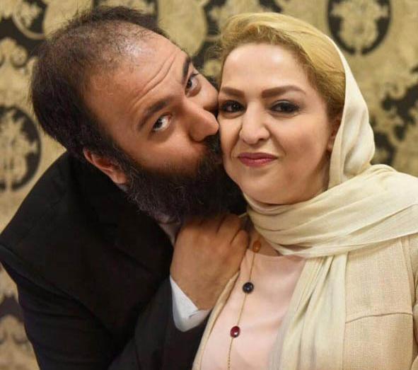 عکس علی اوجی با همسرش