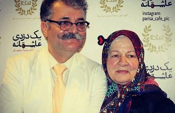 عکس رابعه مدنی و پسرش