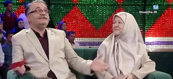 عکس رابعه مدنی و پسرش