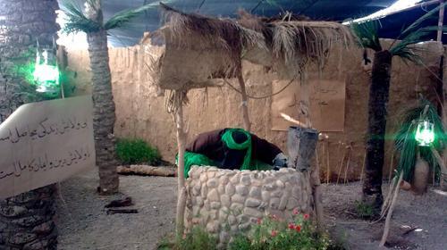 عکس امام علی سر در چاه