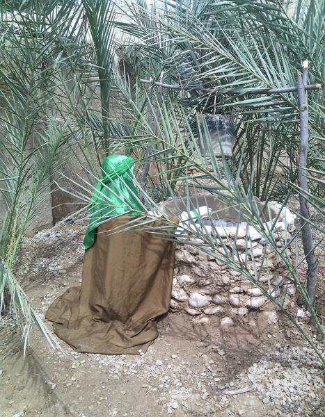 عکس امام علی سر در چاه
