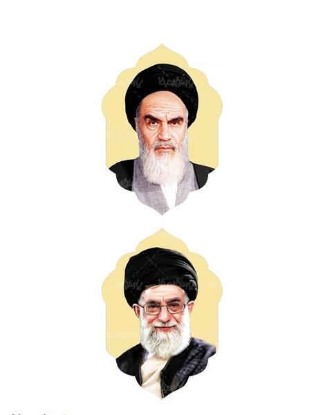 عکس png امام و رهبری