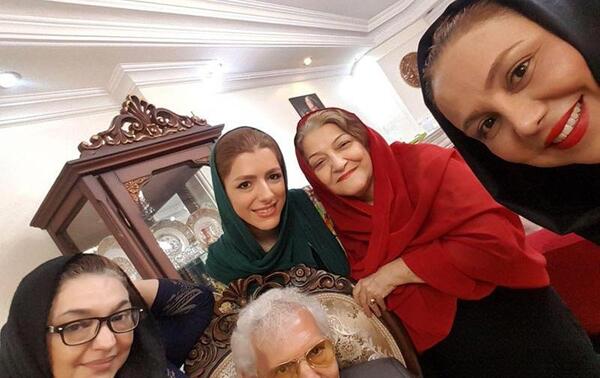 عکس خانواده ی بهنوش بختیاری