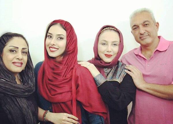 عکس خانواده ی بهنوش بختیاری