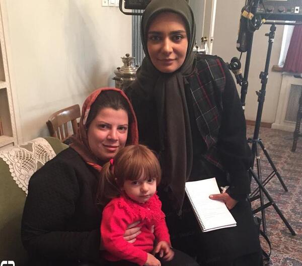 عکس لیندا کیانی در سریال پشت بام تهران
