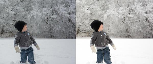 ایده برای عکس برفی